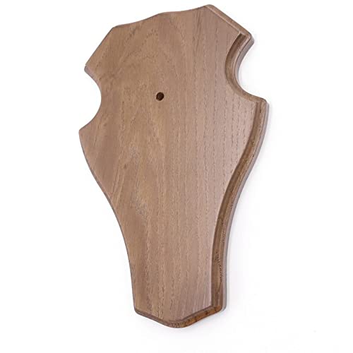 1 Stück Reh Trophäenschild Stumpf groß Braun AF 21 x 13 cm