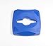 Rubbermaid Commercial 1788374 Untouchable Waste and Recycling Container, 23-gallon Single-Stream Recycling Lid, Blue