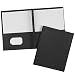 Avery Two-Pocket Folders, Black, Pack of 25 (47978)