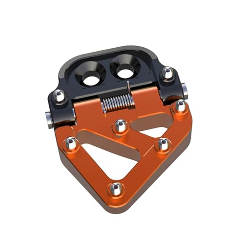 Motorrad Hinterer Fußbremshebel Pad Extension Enlarge Extender kompatibel mit R 125 150 SX 250 350 450 SX-F/XC-F 2016 125-500 XC/XCF/SX/SXF/XCW/EXC/EXC-F/TPI/Six Days (Gold)
