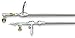 Lokar TC-1000EFIU36 Throttle Cable Kit