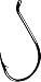 Gamakatsu 25 Pack Octopus Hook (Black, 2/0)