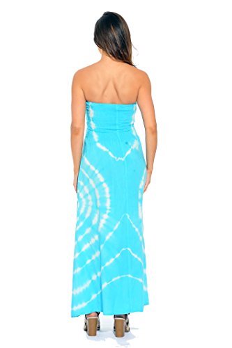 Image of Riviera Sun Maxi Summer Dress for Women Long Sundress with Removable Straps