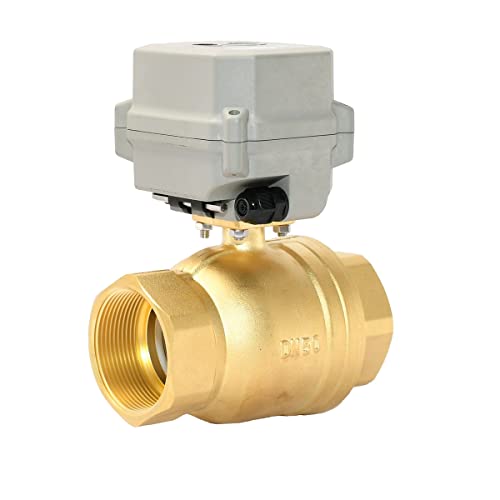 HSHFlo 2 Way 11/2" 2" 12VDC 24VAC/DC 110240VAC Brass Manual/Position