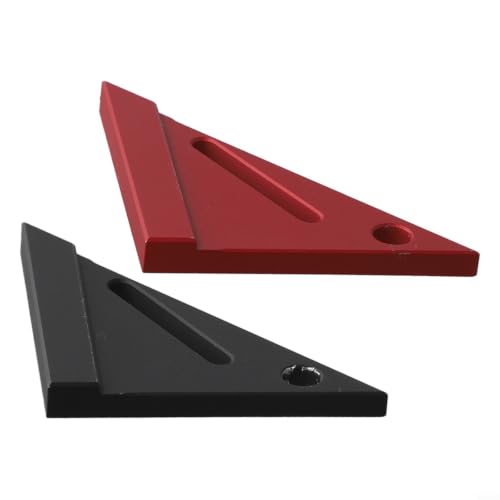 Regla Triangular de Aleación de Aluminio 45 90 Grados miniatura 6