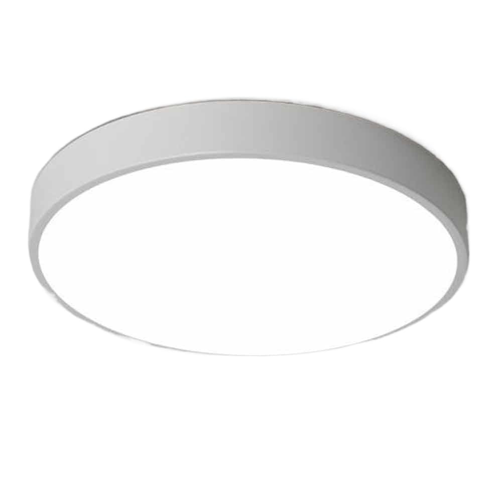 ITOSUI Ultra-Thin Led Ceiling Light Colorfularons Flat Modern Round Lighting Fixture 3000-6000K Dimmable Energy Saving Ceiling Lamp with Simple Acrylic Lampshade for Living Room BedrWhite-15.7In