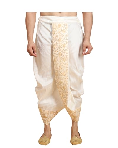 Ethluxis Embroidered Ethnic Dhoti for Men