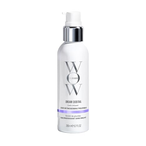 COLOR WOW Dream Cocktail Carb-Infused – Leave-In Thickening Treatment for Fine Hair, Instantly Boosts Fullness and Volume with Heat Protection, 200ml