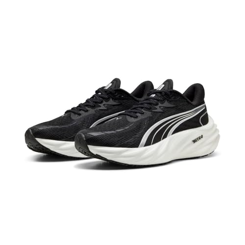 Puma ���f�B�[�X Velocity Nitro 4 �����j���O�V���[�Y, �u���b�N/�z���C�g, 25.5 cm
