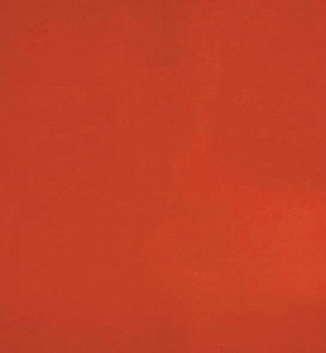 Radnor RAD64052104 6' x 6' 14 MIL Orange Transparent Vinyl Replacement Welding Screen