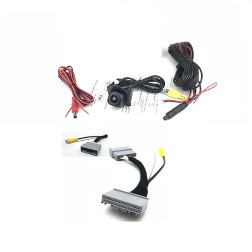 Caméra de recul grand angle HD CCD avec adaptateur vidéo pour kit arrière Civic