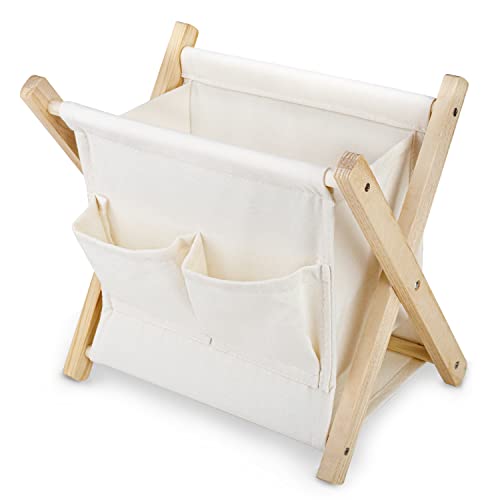 LYroo Bohemian Magazine Rack Macrame Magazine Book Basket Magazine Holder Bathroom Boho Home Decor for Bathroom Living Room, Office, Nursery LYroo Bohemian Magazine Rack Macrame Magazine Book Basket Magazine Holder Bathroom Boho Home Decor for Bathroom Living Room, Office, Nursery