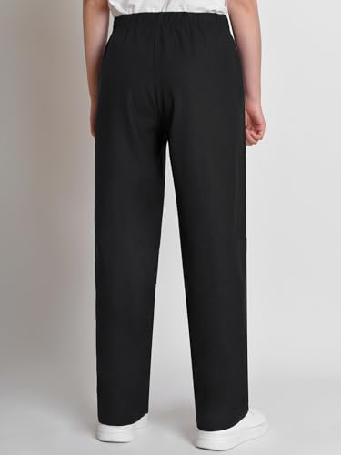 Weintee Women's Petite Linen Pants for 5 FT Short2