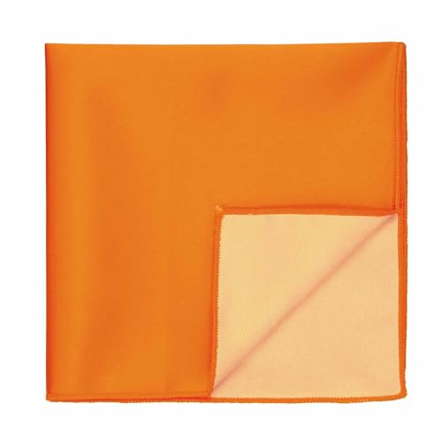 Image of tiemart Solid Color Pocket Squares for Men | For Suits, Perfect for Wedding Parties, 12 x 12 inch / 30 x 30 cm