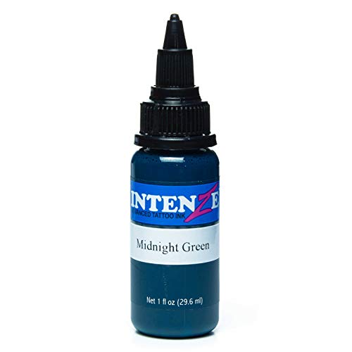 Intenze Midnight Green Tattoo Ink 1oz