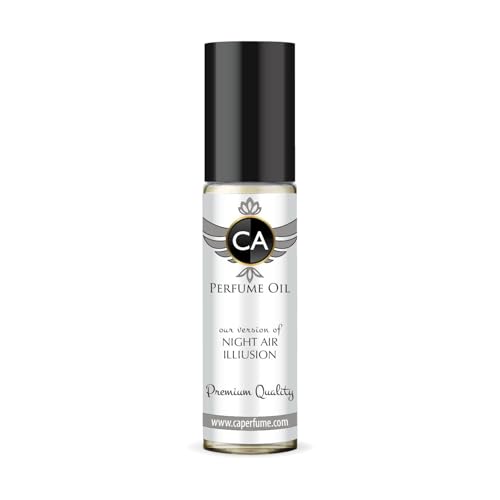 CA Perfume Originals Night Air Illusion Unisex Fragrance Oil Woody Aromatic Scent Long Lasting Perfumes for Women &amp; Men Travel Size TSA Ready Mini Parfum Body Oil Roll-on 0.33 Fl Oz 10ml
