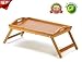 Premium Breakfast Bed Tray From Natures Wood - Best For Breakfast in Bed, TV Tray, Lap Tray or Laptop Desk - Multi-purpose, Lightweight - Makes a Great Gift!