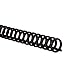 Swingline GBC 2515660 ProClick Easy Edit Spines, 1/2" Diameter, 85 Sheet Capacity, Black (Pack of 25)