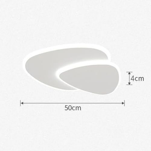 Luminaire plafonnier acrylique variable de 2700K à 6500K avec télécommande longue portée