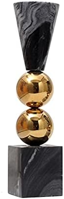 Candle Holderss Marble Candle Holder Living Room Dining Table Lamp Luxury Room Decoration Simple Modern Stainless Steel Ball Decorative Candlestick (Color : A)