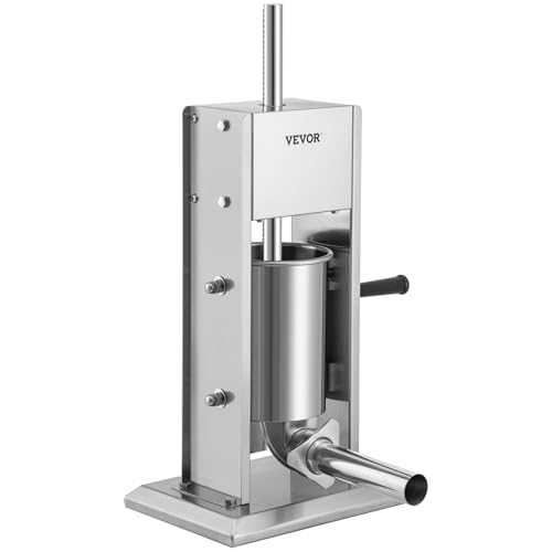 Sausage Stuffer 7LBS/3L Capacity Homemade Sausage Maker Stainless Steel