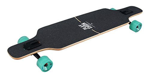 Playshion 39 Inch Drop Through Freestyle Longboard Skateboard Cruiser