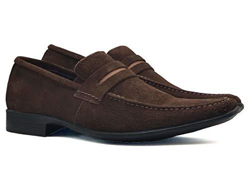 Sapato Esporte Fino Casual Conforto Masculino Camurça MOD 462 Tamanho:40;Cor:Café