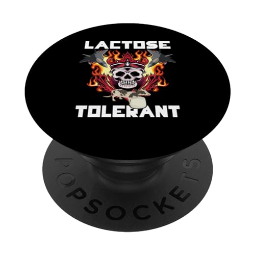 Meme de moda divertido tolerante a la lactosa PopSockets PopGrip Adhesivo