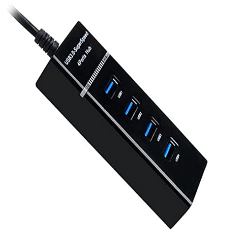 LINGJIONG Répartiteur d'ordinateur USB | Concentrateur répartiteur USB Multi-Ports - Hub USB 3.0 Multifonctionnel Pratique pour Ordinateur de Bureau PC Portable