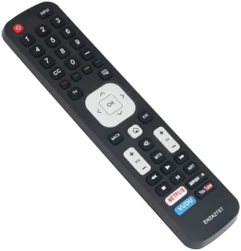 EN2A27ST Remote for Sharp TV Remote Control Replacement - No Programming Required - EN2A27ST Replacement TV Remote for Sharp TV Models LC-40P5000U LC-43P5000U LC-55P6000U LC-50P5000U LC-55P5000U