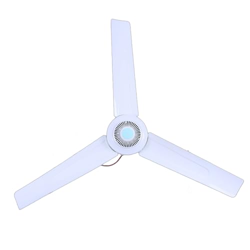 Ventilateur de plafond 12V CC suspendu 3 feuilles pour site isolé - 7