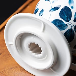 Filtre à café en céramique à extraction uniforme pour méthode pour-over