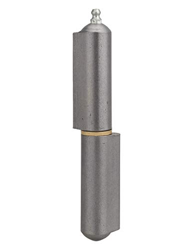 THIRARD - Paumelle de Porte d'Entrée et d'Intérieur à Souder - Acier Zingué - Butée à Billes - Facile à Installer - Fixation avec Trous - Usage Pratique...