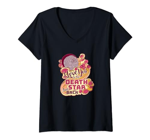 T-shirt Star Wars femme coupe col V confortable fini les hauts sans style