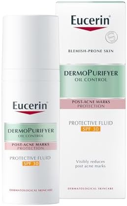 Eucerin Acne-Prone Skin Protectant Mattifying Fluid SPF 30, 50 ml