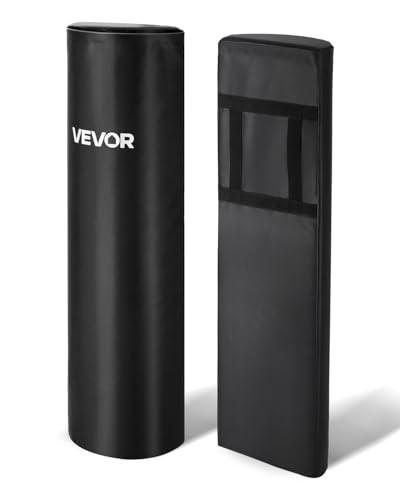 VEVOR Fußball Tackling Dummy PVC Step-Over-Dummy, hochdichtes Schwamm-Blocking-Pad (1080 x 310 x 155 mm), robuste Trainingsdummies mit Griffen, ideal für Beinarbeitsübungen, Sporttraining, 2 STK.