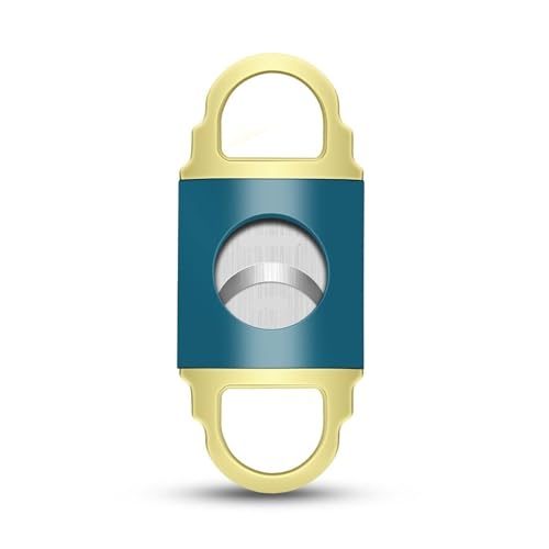 JDIME Rostfritt cigarrskärare, dubbelbladsguillotin, manuellt metallverktyg, finns i flera färger (C)