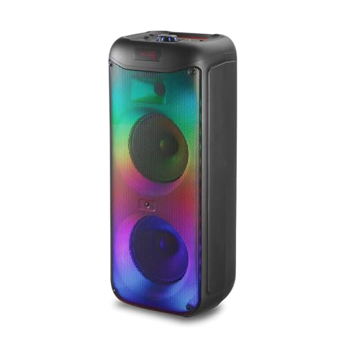 Image of LED Flame Light Bluetooth Speaker its Loud and Proud XBoom Party Speaker wirless Bluetooth with 2 mic Speaker