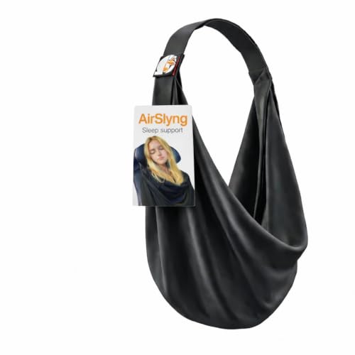 The Slyng-Premium Travel Blanket System Airplane Sleep Support Blanket Body Sling for Deep Sleep | Ultra-Soft Breathable Compact Carry-On Travel Essential for Long Flights and Car Road Trips