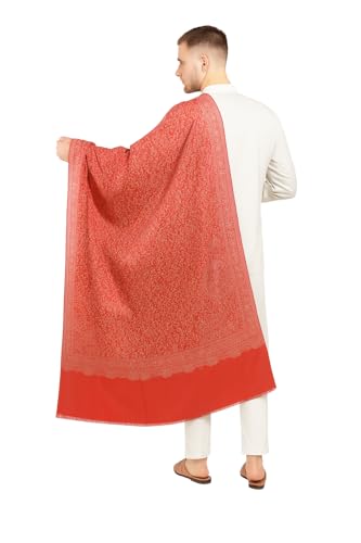 Image of Men's Kashmiri Wool Jamawar Shawl