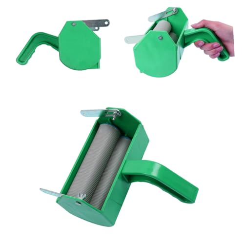 EXCEART Rodillo para Pintar Paredes Verde Herramienta de Impresión con Cabezal de Plástico para Decoración Texturizada Máquina de Estampado Monocromática para Bricolaje Interiores y