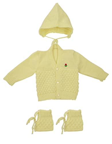 Image of CUBS & HUGS Baby Girl's Wool V-Neck Sweater