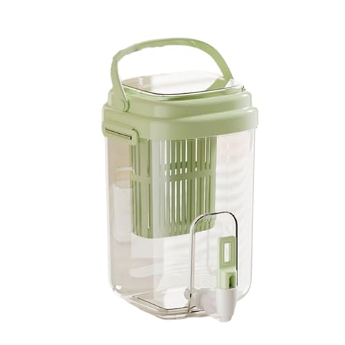 蛇口付き飲料ディスペンサー 漏れ防止冷たい飲み物容器 栓付き 大容量ピッチャー 冷蔵庫用 大容量飲料容器 パーティー用