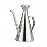 Chabrias Ltd Oil Pot Grease Container 500ml – Non-Drip, Leakproof Stainless Steel Oil Can – Kitchen Oil Dispenser Cruet for Cooking, Frying, Filtering & Storing – Heat Resistant with Lid & Handle
