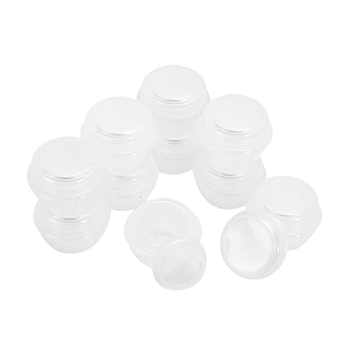 DOITOOL 100pcs Mushroom-shaped Empty Bottles Cosmetic Containers Lids for Makeup Storage for Travel Toiletry Bottles
