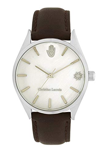 Christian Lacroix - Men's Quartz Watch Miyota 2035 Movement 38mm Dial Leather Strap 3ATM