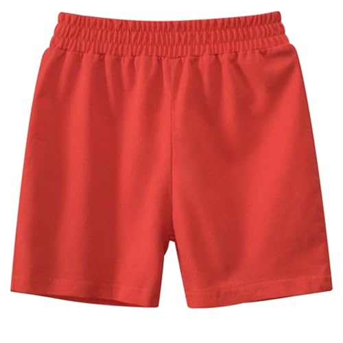 Toddler Boys Cotton Shorts Summer Elastic Waistband Pull on Jogger Short Pants2