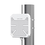 WAVLINK AX3000 Outdoor CPE for PtP and PtMP, Weatherproof Outdoor Point to Point Wireless Bridge, support 100m Active/Passive PoE, Directional Antennas, AP/Router/WISP/Bridge Mode, 1000Mbps WAN