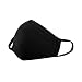 Produktbild Gesichtsmasken Unisex Mundmaske, Einstellbare Anti-Staub Gesicht Mundmaske Schwarz Baumwolle Gesichtsmaske Baumwolle, Waschbar, Wiederverwendbares Tuch für Radfahren Camping Reisen (1 Stück)