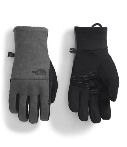The North Face Men's Apex Insulated Etip Glove | Touchscreen Compatible, Heatseeker Insulation, Water Repellent Finish, TNF Dark Grey Heather, Large
